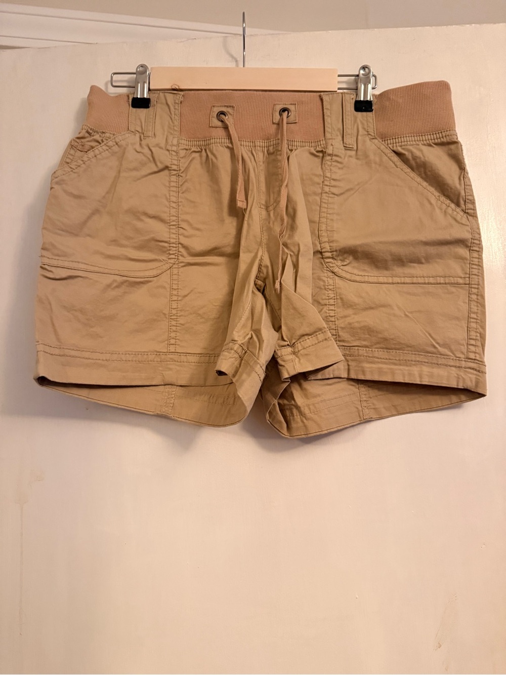 Maurices Tan Cargo Drawstring Women’s Shorts